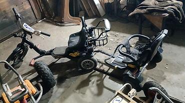 Другой детский транспорт: Самодельные картинги и прицепы/тележки для активного отдыха и хобби В — 1