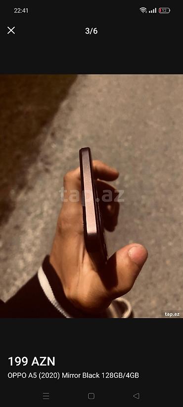 ipad a16 kontakt home: Oppo A5, 128 GB, rəng - Qırmızı, Barmaq izi — 4