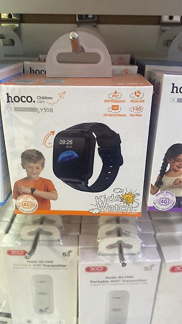 Детские смарт-часы: Детские смарт-часы Hoco Children Care Y108 (Kids Watch) - Связь — 1