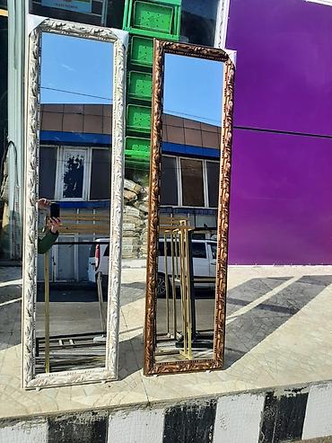 hamam ucun guzgu: Güzgü Döşəmə üstü, Düzbucaqlı, Dekorativ, Naxışlı — 1