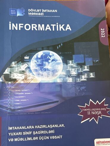 журнал абитуриент 2023: İnformatika qayda kitabı Dim yeni abituriyent
