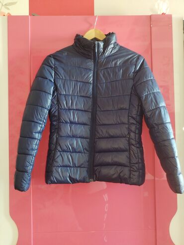 детские зимние куртки с капюшоном: Gödəkçə S (EU 36), rəng - Göy