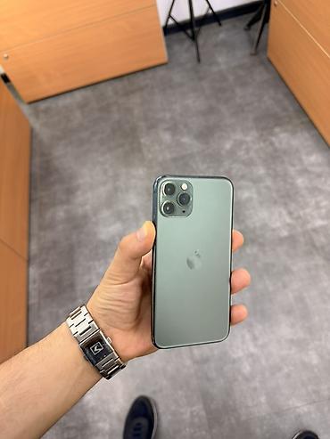 iphone x 🅁: IPhone 11 Pro, 64 GB, Matte Midnight Green, Face ID — 1