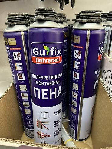 Комплектующие для дверей: Полиуретановая монтажная пена Gufix Universal - Назначение — 1