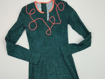 zielona długa sukienki: Sukienka, S, stan - Dobry