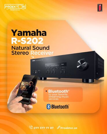 беспроводные наушники xiaomi купить в баку: Yamaha R-S202- Receiver Yamaha R-S202- Audio video receiver