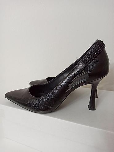 polovna oprema za grooming: Prelepe crne Catwalk salonke sa cirkonima - Br. 39 (gazište 25cm) — 7