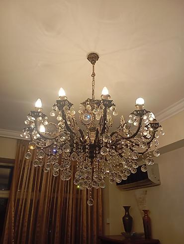 çılçıraqlar sederek: Çılçıraq, 8 lampa, Şüşə — 1