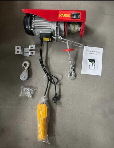 Dupil vuranlar və zaklyopka alətləri: PA800 elektrik troslu kran (electric rope hoist) komplekti