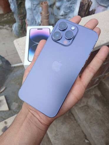 ikinci el 14 pro max: IPhone 14 Pro Max, 256 GB, Deep Purple