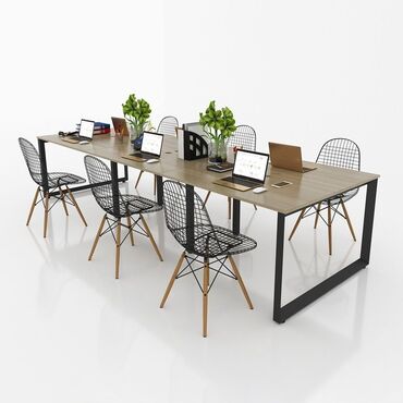 Ofis masaları: Yeni, İşçi üçün, Dördbucaq masa — 5