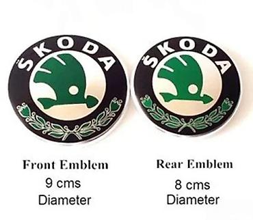 akcije 24: Skoda Znak. Novi znakovi za Skodu. ✨ Dimenzije 79mm i 88mm. Cena je po — 2