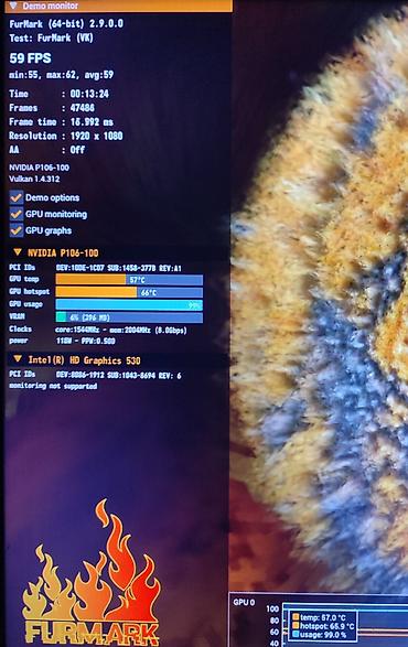 rtx 307: Core i5 6400 / 16Gb / H110M / Nvidia Gigabyte P106-100 6Gb ( Аналог — 9