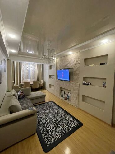 2х комнатные квартиры в бишкеке снять в Кыргызстан | Посуточная аренда квартир: 2 комнаты, 70 м², Элитка, 5 этаж, Свежий ремонт, Автономное отопление