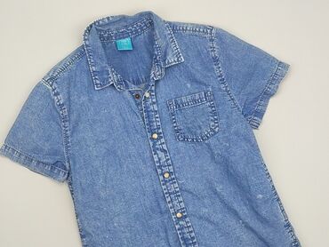 sukienka letnia midi w kwiaty: Shirt 8 years, condition - Very good, pattern - Monochromatic, color - Blue