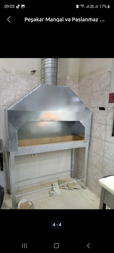 Restoran manqalları: Kabab Manqallari ve Havalandirma Sistemlerin Hazirlanmasi, Her Ölçüde — 1