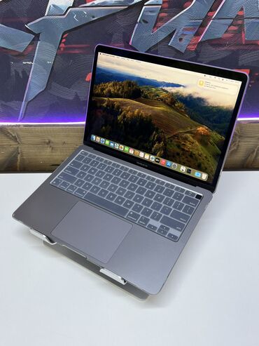 apple ноутбуки: Ноутбук, Apple, 8 ГБ ОЗУ, Apple M1, 13.3 ", Для работы, учебы, память SSD