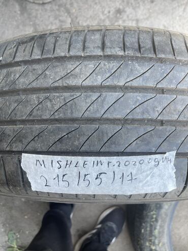 Шины: Шины 215 / 55 / R 17, Лето, Б/у, 1 шт, Легковые, Michelin