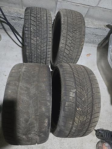 Комплект из 4 автомобильных шин, зимний рисунок протектора