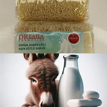doğal taş: DR. LAILA Cosmetics – Doğal Kabak Lifli Sabun Seriyası Məhsul — 3