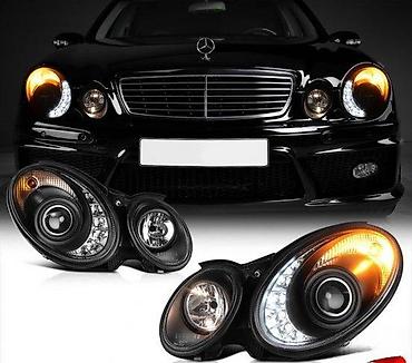 CRNI LED DEVIL EYES FAROVI MERCEDES BENZ E KLASA W211 | Crni