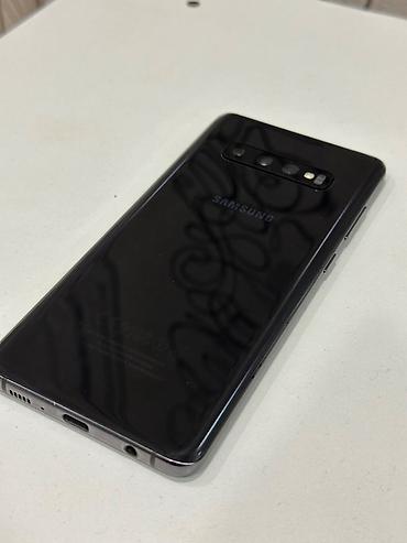 tab s10: Samsung Galaxy S10 Plus, 128 GB, rəng - Boz, Face ID, Simsiz şarj, İki sim kartlı — 1