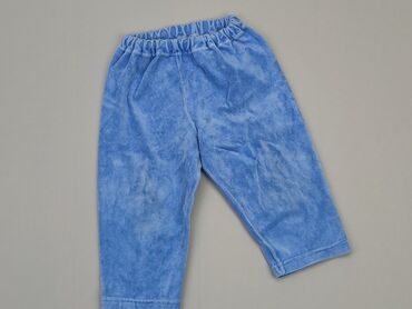 legginsy błękitne: Spodnie dresowe, 3-6 m, stan - Bardzo dobry
