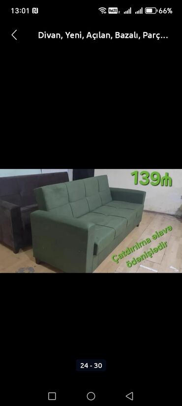 Divanlar: Divan, Yeni, Açılan, Bazalı, Parça, Rayonlara çatdırılma — 16