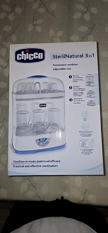 Chicco SterilNatural 3‑in‑1 şüşə sterilizatoru - Modul ölçü