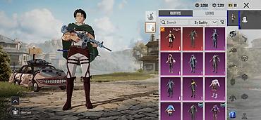 pubg hesab satışı pulsuz: PUBG Mobile hesabı – Levi (Attack on Titan) xarakter görünüşü ilə — 9