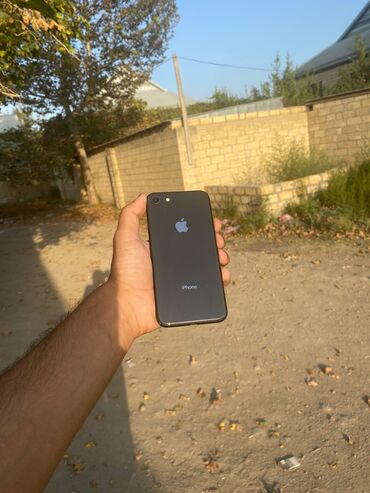 iphone х: IPhone 8, 64 GB, Qara, Zəmanət, Barmaq izi