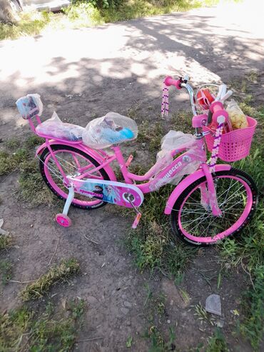 велосипед коляска цена: Велосипед для девочек. состояние новое. срочная цена 5000 сом