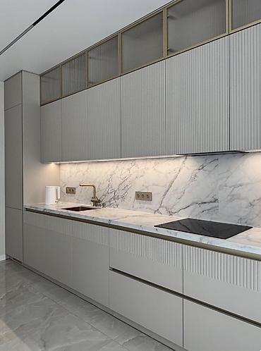 Кухонные гарнитуры: Кухонный гарнитур, Новый, МДФ, Бесплатная доставка — 1