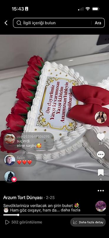 çanta kisi: 🎂 AD GÜNÜ VƏ XÜSUSİ GÜNLƏR ÜÇÜN TORTLAR 🎂 ✨ Ev şəraitində, təmiz və — 4