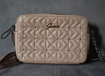 exit denim: Bež ženska crossbody torbica sa štepom i zlatnim detaljima *Torbica — 1