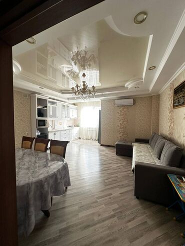 квартира аренда долгосрочно ош: 3 комнаты, 76 м², Элитка, 8 этаж, Евроремонт