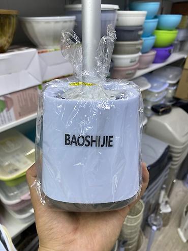 набор щеток: Туалетный ершик BAOSHIJIE с подставкой - Компактный набор: ершик + — 2