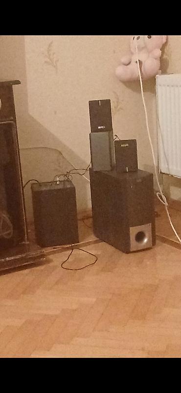 ev kinotiyatri: Ev kinoteatrı üçün akustik sistem dəsti - Konfiqurasiya: subwoofer + — 1