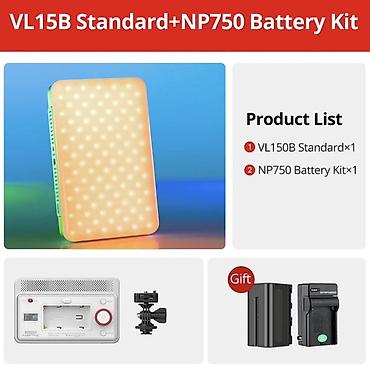 camera bag: Комплект светодиодного света для фото/видео VL15B Standard + — 1