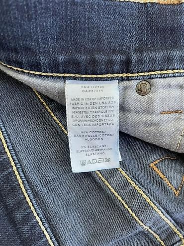 flared jeans: Мужские джинсы True Religion, темно-синяя классическая посадка. - — 3