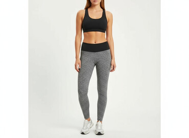 leginsy prazkowane hm: H&M, Legginsy Sportowe damskie, rozmiar M