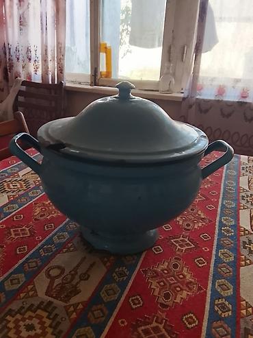 fen qabi: Sup qabları, 1 əd, rəng - Mavi, Metal, SSRİ — 6