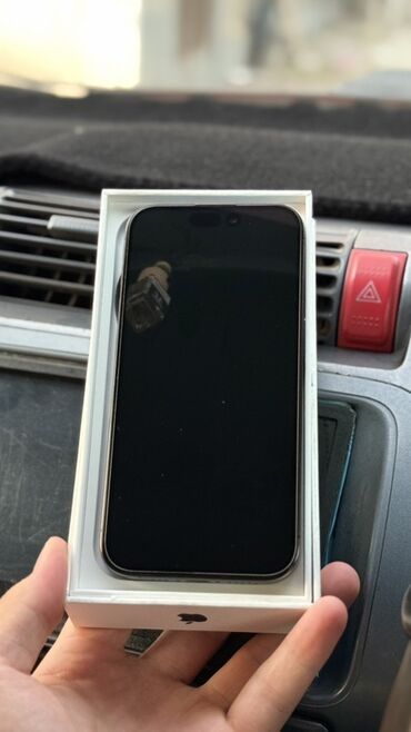 планшет чехол: IPhone 15 Pro, Колдонулган, 256 ГБ, Blue Titanium, Куту, 87 %