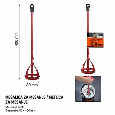 KMT Od nerđajućeg čelika štapić plastificirani – mešalica/metlica za