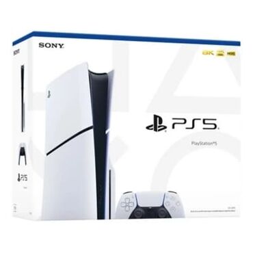 Elektronika: PlayStation 5 slim yeni verisiya ağzı bağlı qutuda, dükandan satılır