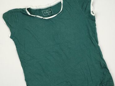 zielone bluzki eleganckie: T-shirt, SinSay, M, stan - Dobry