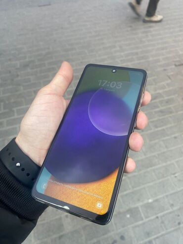 Samsung: Samsung Galaxy A52, 128 GB, rəng - Qara, Barmaq izi, İki sim kartlı, Face ID