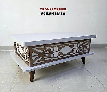 Masalar: Jurnal masası, Yeni, Transformer, Laminat, Dördbucaq masa — 5