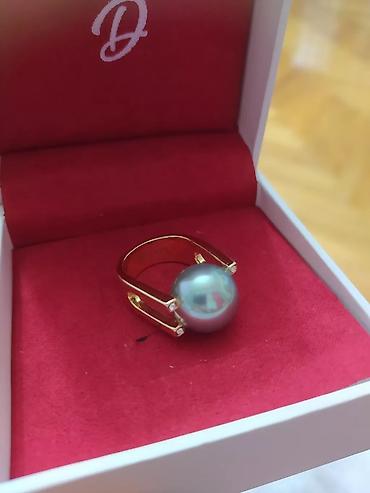 Серебряные кольца: Кольцо, Печатка, Проба 925, Женские, Жемчуг, Новый — 13
