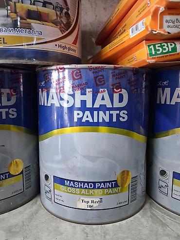 серебрянка: Алкидная глянцевая краска Mashad Paints - Тип: алкидная эмаль с — 1